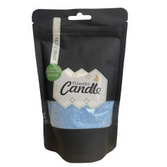 Modrá sypaná svíčka PowderCandle