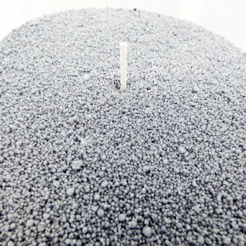 Šedá sypaná svíčka PowderCandle - Množství: 200 g