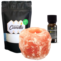 Solná lampa na svíčku RELAX SET 1