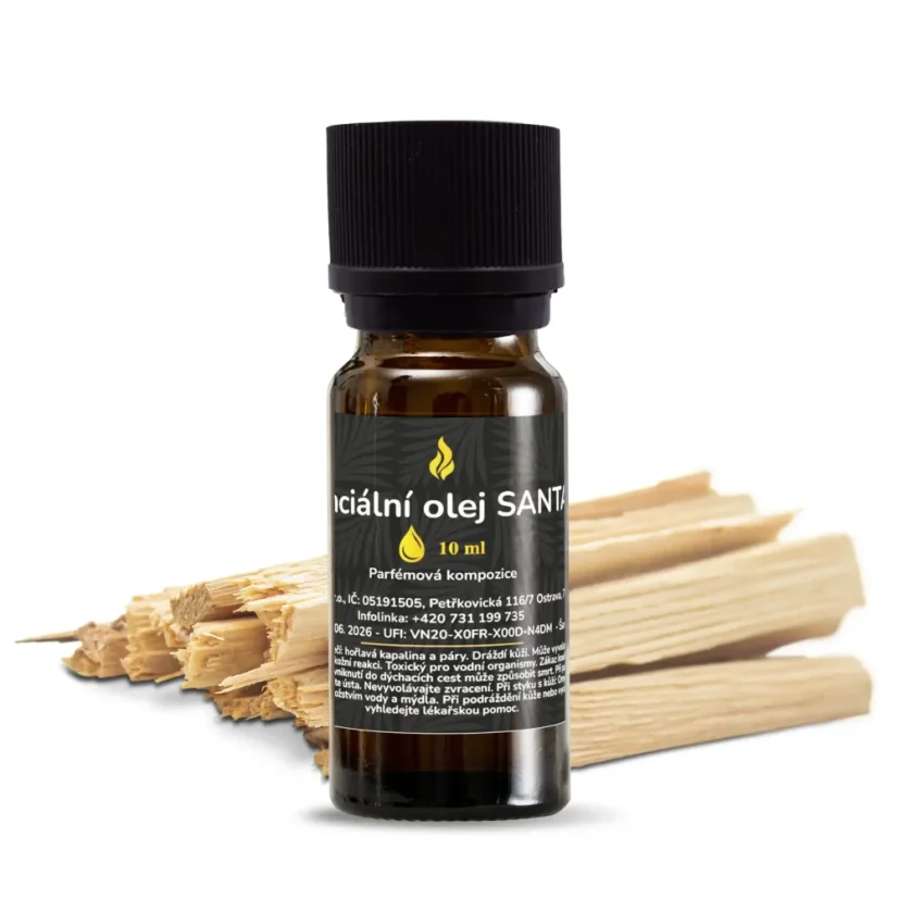Esenciální olej Santalové dřevo