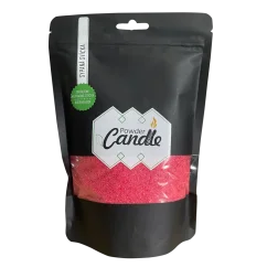 Červená sypaná svíčka PowderCandle