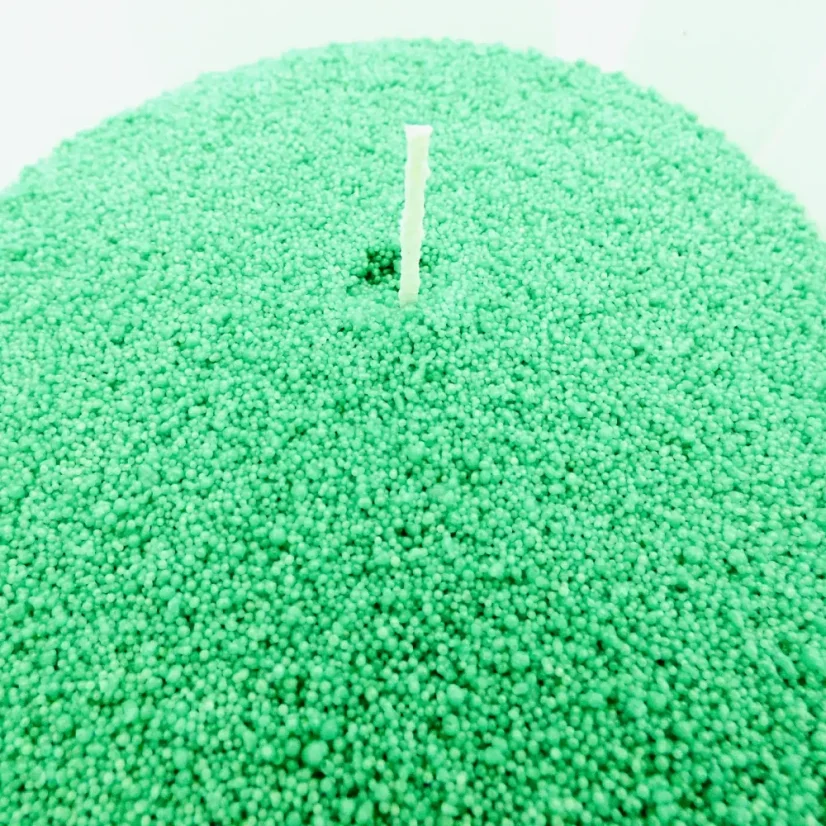 Zelená sypaná svíčka PowderCandle - Množství: 400 g