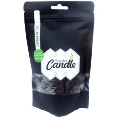 Černá sypaná svíčka PowderCandle
