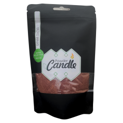 Hnědá sypaná svíčka PowderCandle
